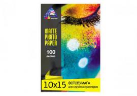 Матовая фотобумага INKSYSTEM 230g, 10x15, 100 л. для печати на Epson SC-P600