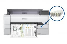 Плотер Epson SureColor SC-T3400N з ПЗК та чорнилом (без стенда)