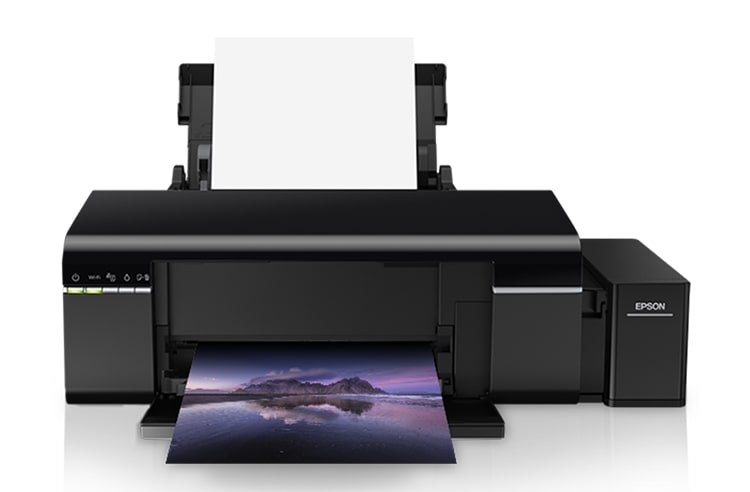 изображение Принтер Epson L805 з оригінальною СБПЧ і світлостікими чорнилами INKSYSTEM (Уцінка)