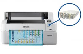 Плоттер Epson SureColor SC-T3200 с ПЗК и чернилами (без стенда)